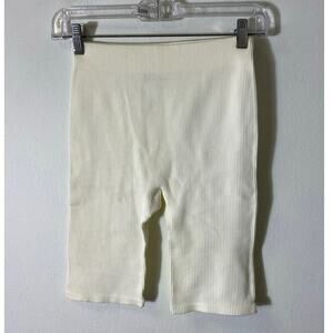 NWOT Love Tree Cream Athletic Shorts Sz M